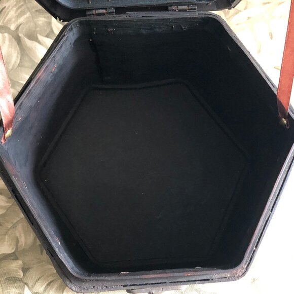 Vintage Hawaiian Handmade Rattan~Bamboo Box - Picture 8 of 11